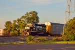 NS SD40-2 Locomotive in the yard